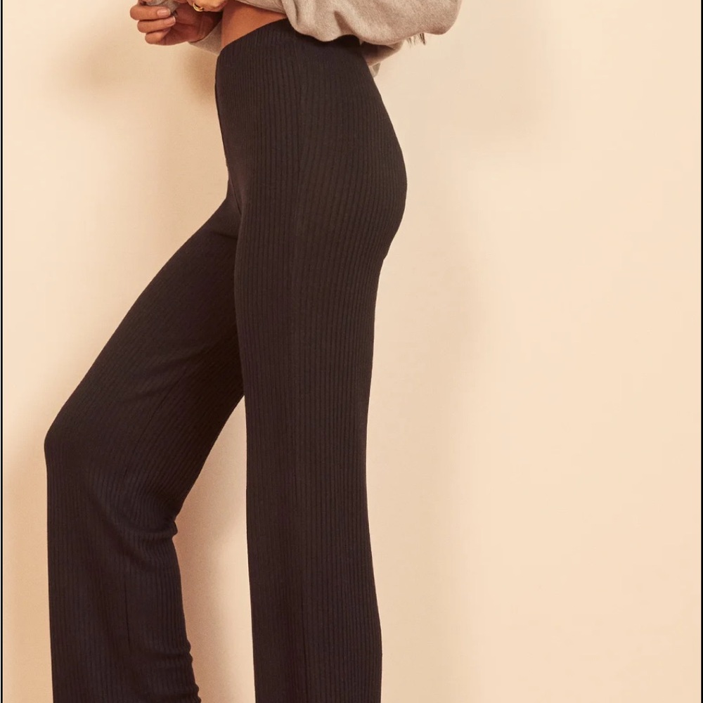 {Reformation} Whitney Ribbed Pants - Picture 2 of 5